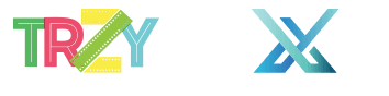 trzy next logo white
